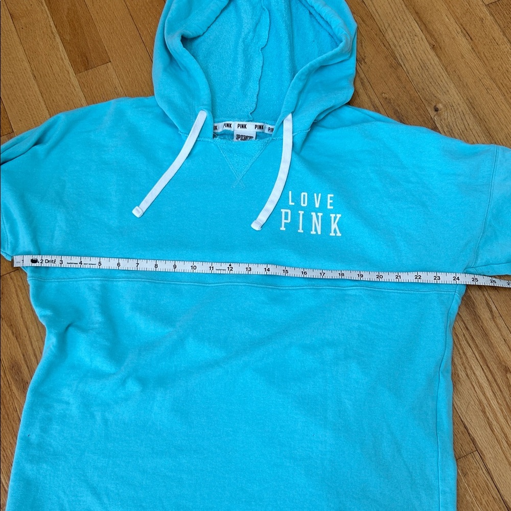 PINK Victoria's Secret Turquoise Hoodie - Picture 12 of 14